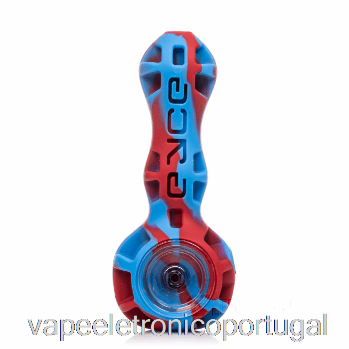 Vape Eletrônico Eyce Colher De Silicone Avalanche (azul/vermelho)